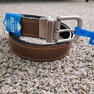 COLUMBIA men belt brown color size xl 42-44